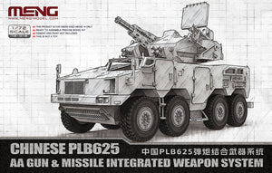 Meng Models Chinese PLB625 AA Gun & Missile Weapon System 1:72 Model Kit