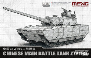 Meng Models Chinese Main Battle ZTZ100 1:72 Tank Model Kit