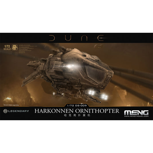 Meng DS-009 Dune: Harkonnen Ornithopter 1:72 Model Kit