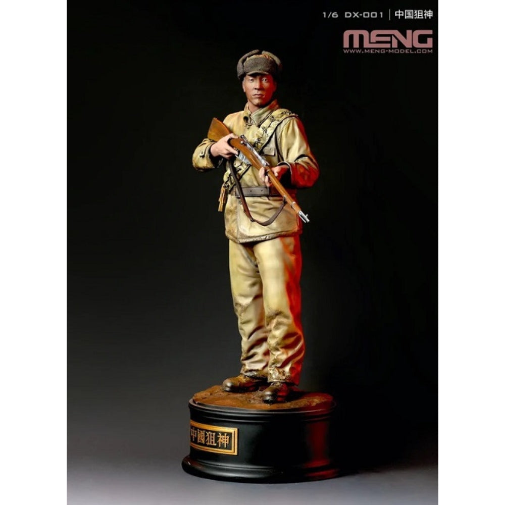 Meng Model DX001 Chinese Ace Sniper Figure & Base 1:6 Model Kit