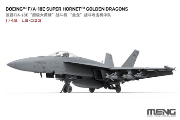 Meng Models GLS-023 Boeing F/A-18E Super Hornet Golden Dragon 1:48 Jet Model Kit