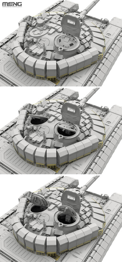 Meng TS-060 Russian Main Battle Tank T-72B3M 1:35 Model Kit
