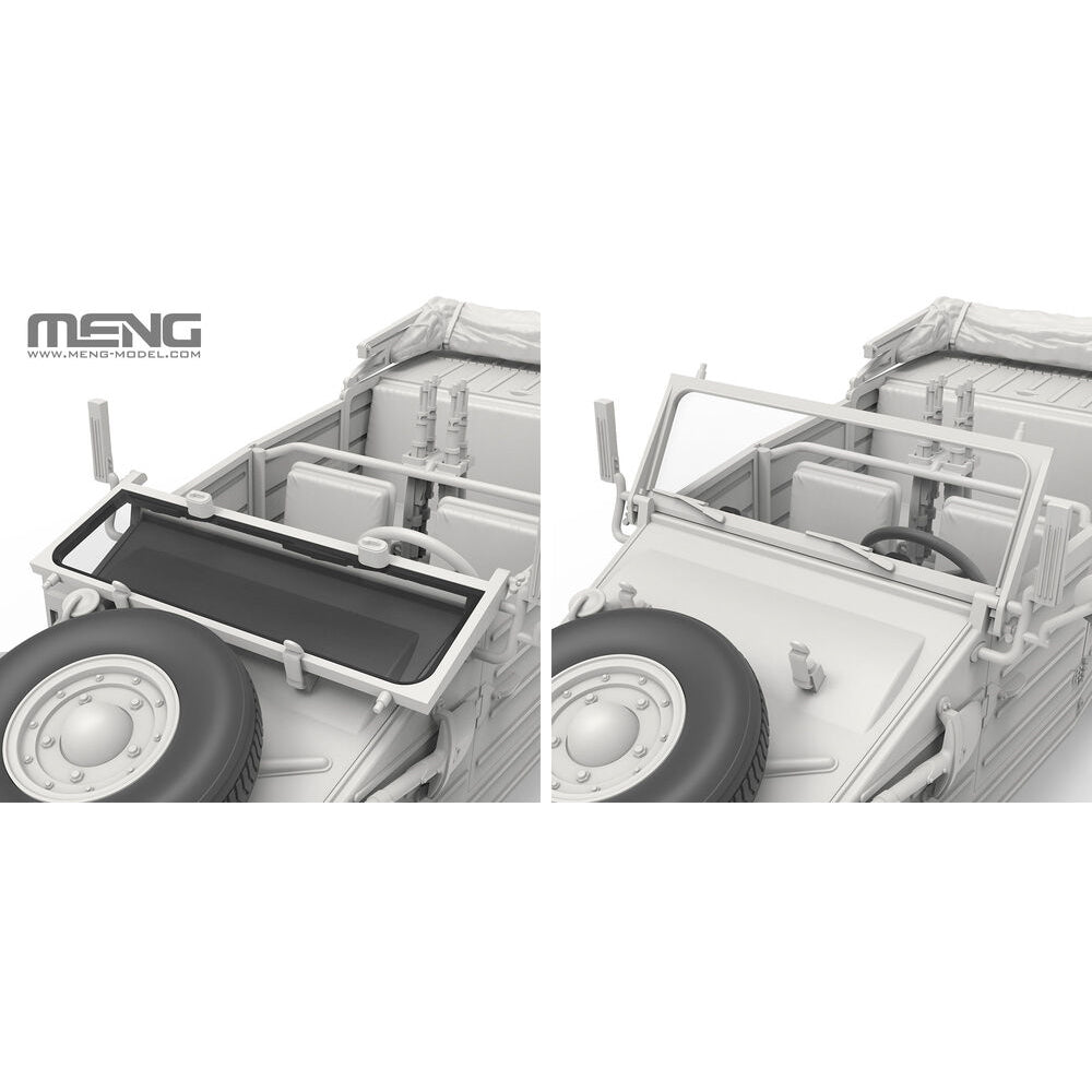 Meng VS-015 German Pkw.K1 Kubelwagen Type 82 (North Africa) 1:35 Model Kit