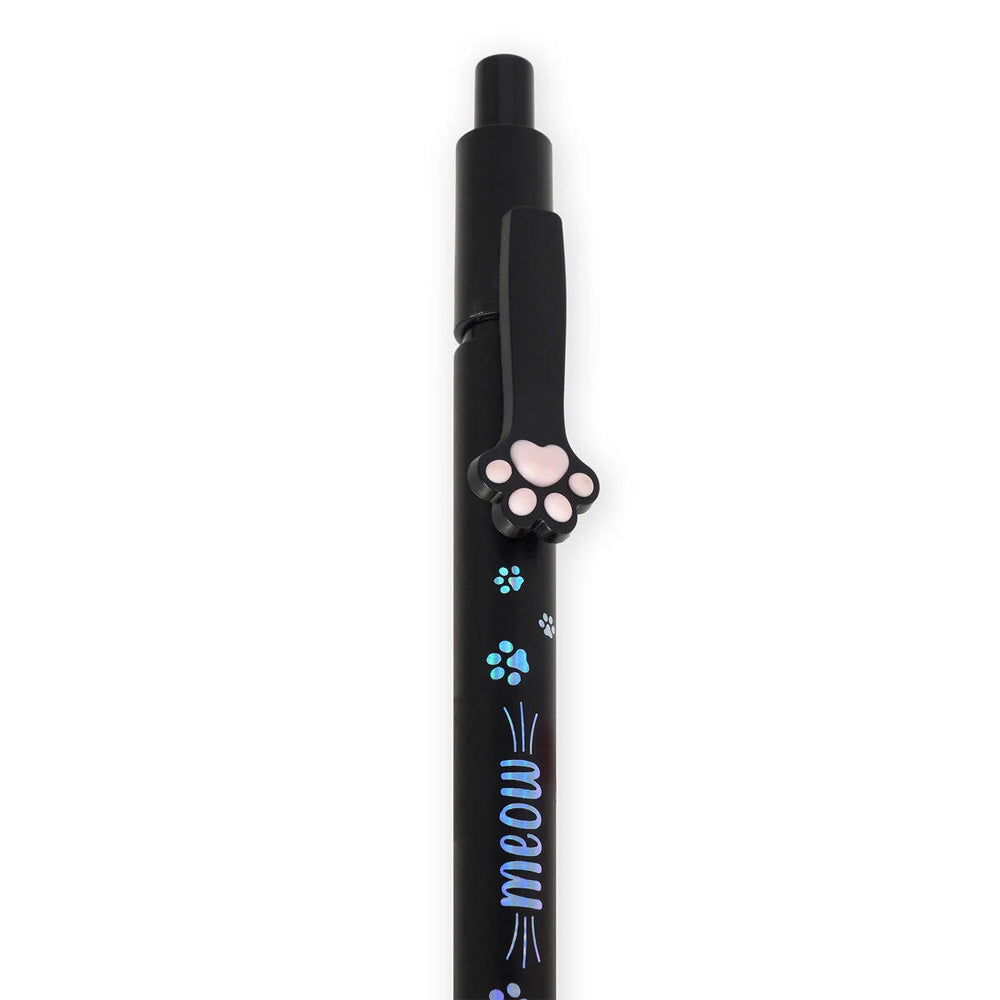 Legami Kitty-Themed Ballpoint Pen - Black Ink - Meow