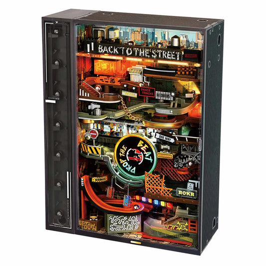 ROKR Hip-Hop Street Marble Run 3D Puzzle Model Kit MR03S
