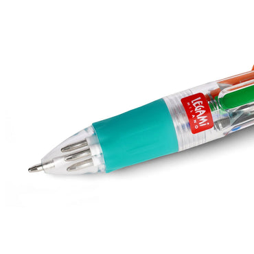Legami Mini Magic Rainbow: Mini 4-Colour Ballpoint Pen - Dino