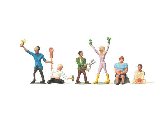 Merten 212510 Gardeners (6) Figure Set HO