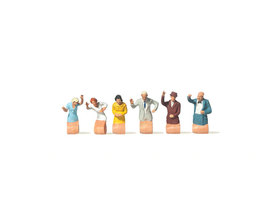 Merten 212525 Waving Passengers (6) Figure Set HO
