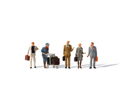 Merten On the Platform (5) Figure Set HO Gauge MRT0212536