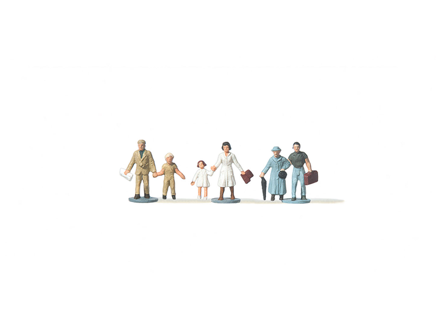 Merten 270820 Pairs of Travellers (3) Figure Set N Gauge