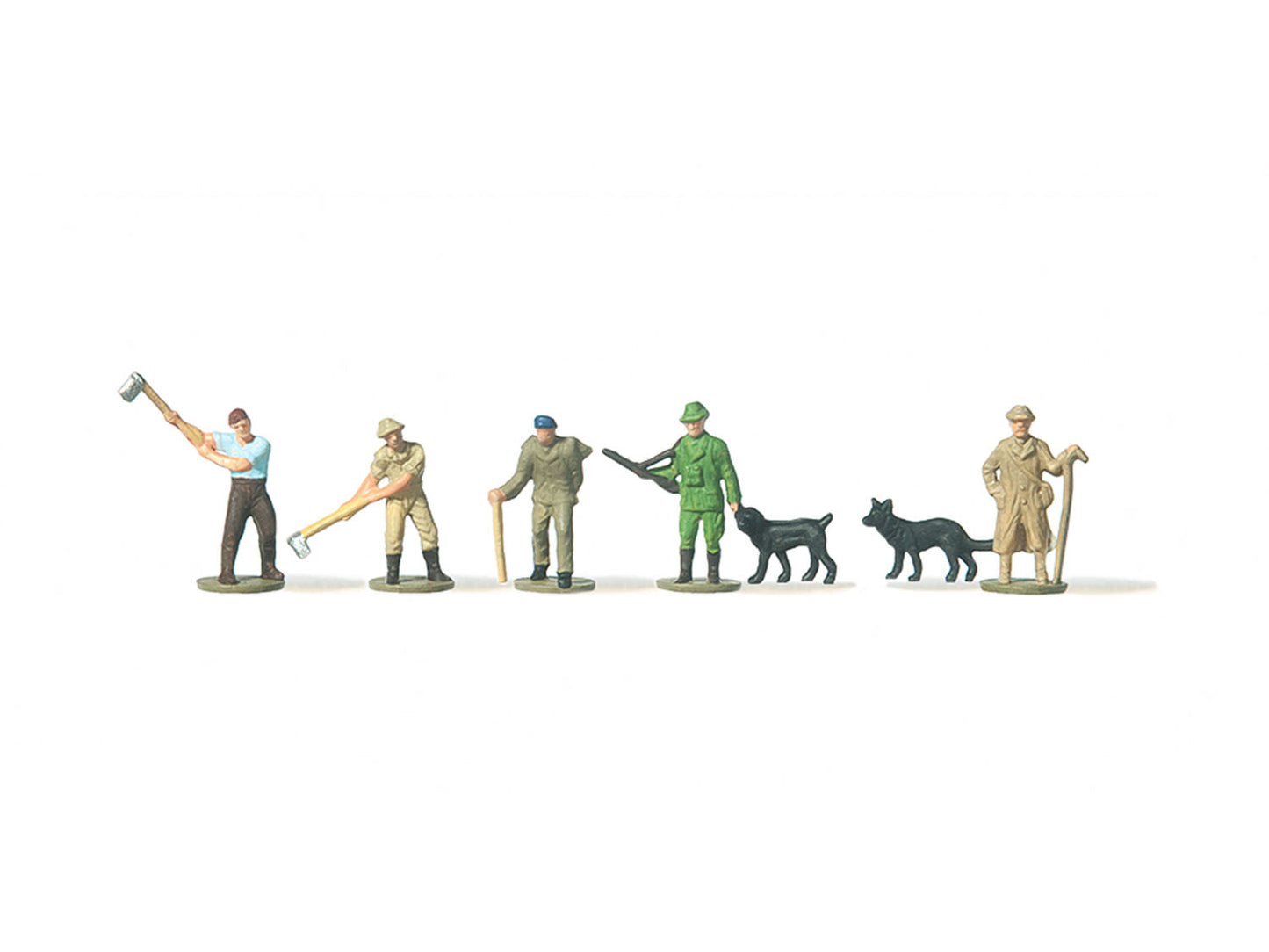 Merten 270891 Foresters & Shepherds (5) Figure Set N Gauge