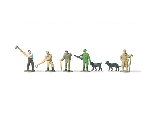 Merten 270891 Foresters & Shepherds (5) Figure Set N Gauge