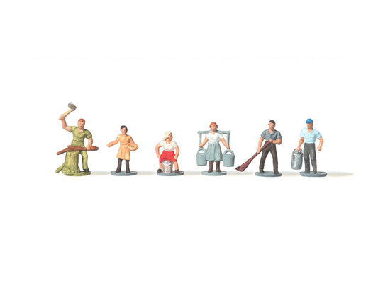 Merten 270896 Farm Workers (6) Figure Set N Gauge