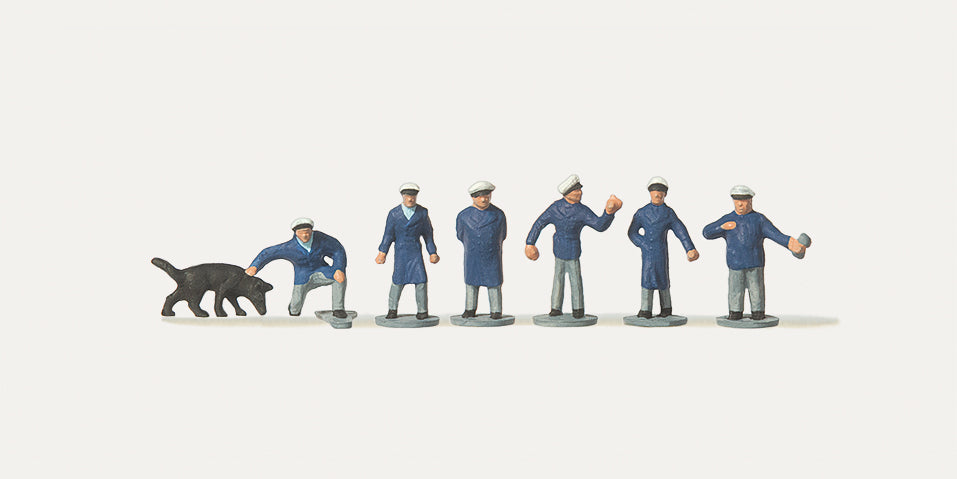 Merten 272246 Policemen (6) Figure Set N Gauge