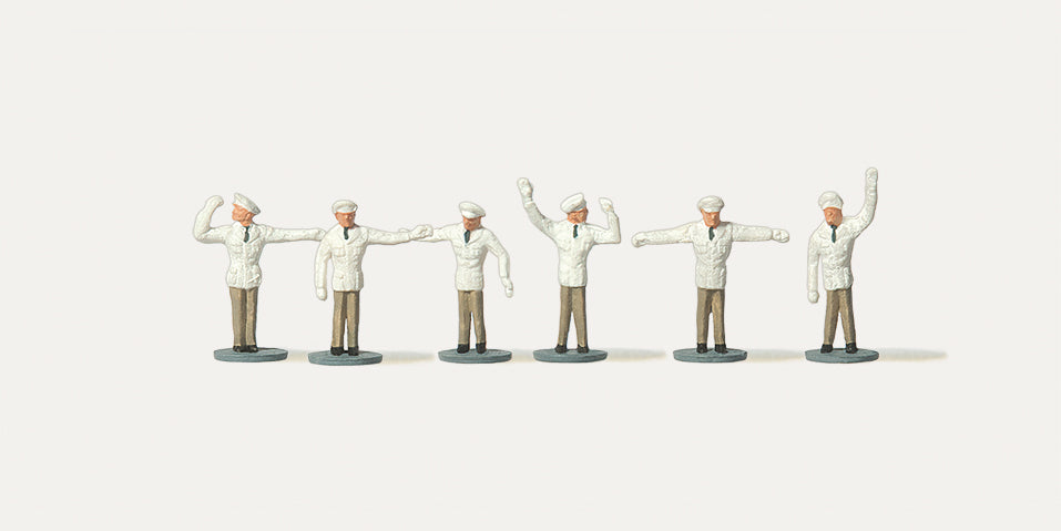 Merten 272252 Traffic Policemen (6) Figure Set N Gauge