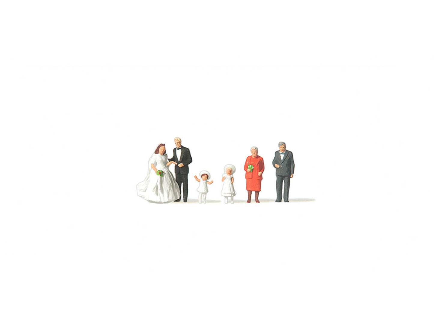 Merten 272535 Wedding Group (6) Figure Set N Gauge