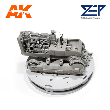 ZEP Rotary Base for Model Kit Assembling, Painting, Weathering MSJ04