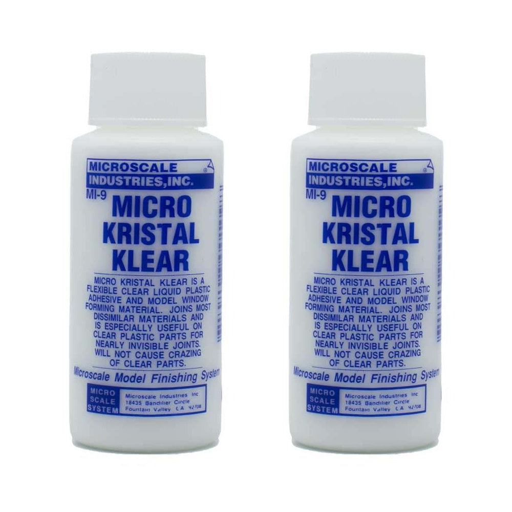 Microscale Industries Micro Kristal Klear Twin-Pack MI-9 MSKK