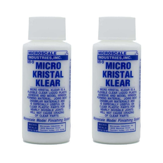 Microscale Industries Micro Kristal Klear Twin-Pack MI-9 MSKK