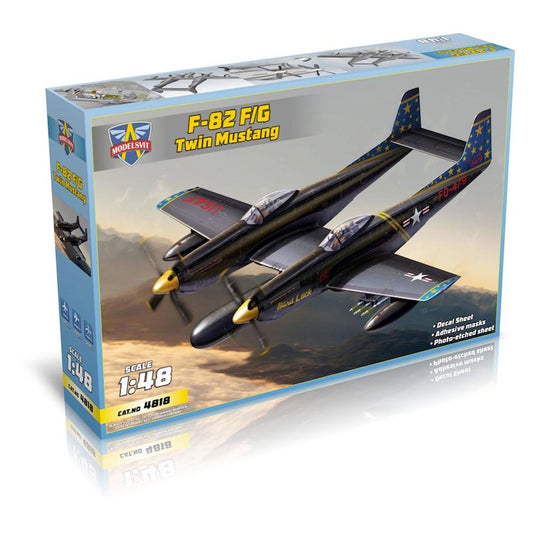 Modelsvit 4818 F-82F/G Twin Mustang American 1:48 Plastic Plane Model Kit