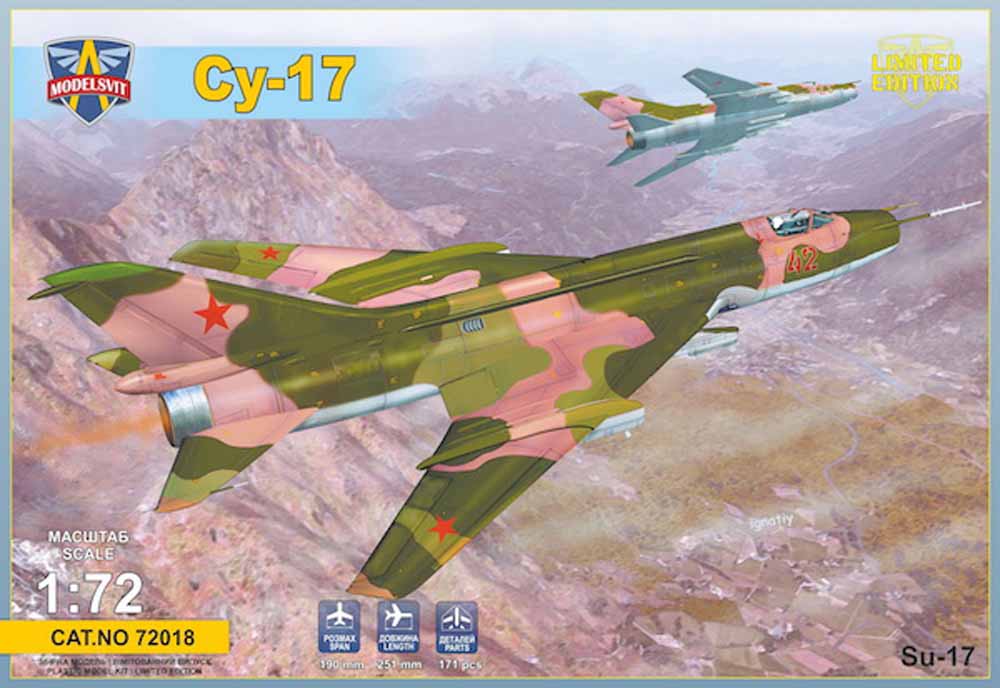 Modelsvit 72018 Sukhoi Su-17 1:72 Aircraft Model Kit
