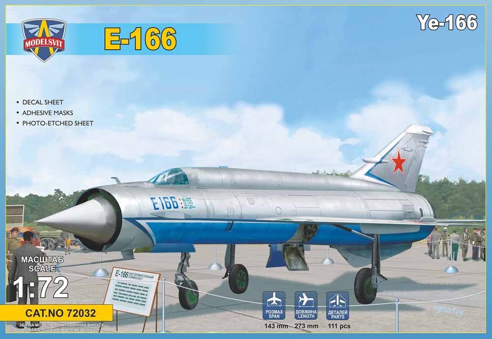 Modelsvit 72032 Ye-166 1:72 Aircraft Model Kit