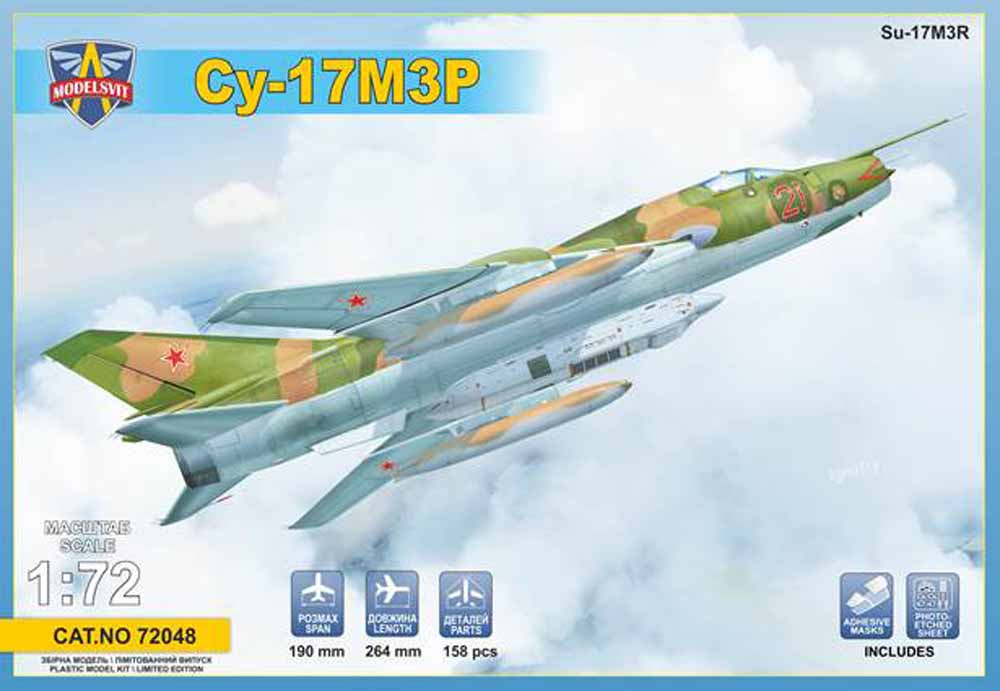Modelsvit 72048 Sukhoi Su-17M3R 1:72 Aircraft Model Kit