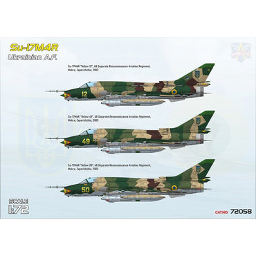 Modelsvit 72058 Sukhoi Su-17M4R Ukrainian Air Force 1:72 Model Kit