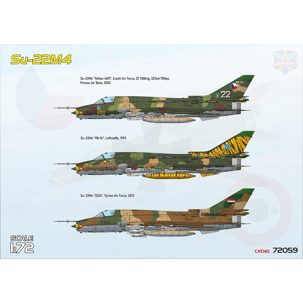 Modelsvit 72059 Sukhoi Su-22M4 1:72 Model Kit