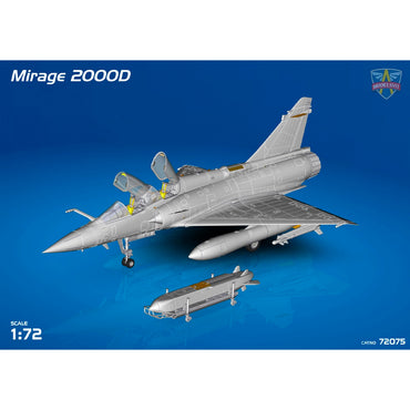Modelsvit 72075 Dassault-Mirage 2000D w/SCALP-EG/Storm Shadow 1:72 Model Kit