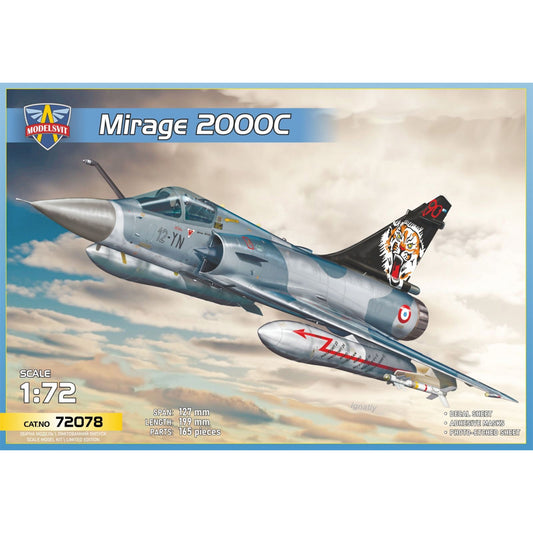 Modelsvit 72078 Dassault-Mirage 2000C 1:72 Model Kit