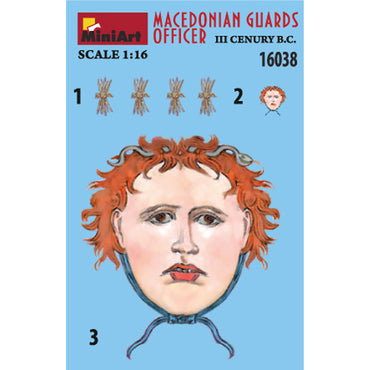 Miniart 16038 Macedonian Guards Officer III Century BC 1:16 Model Kit