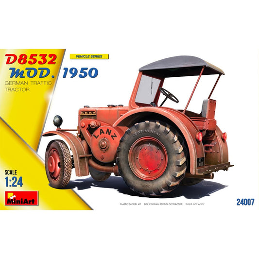 Miniart 24007 D8532 Mod.1950 German Traffic Tractor 1:24 Model Kit