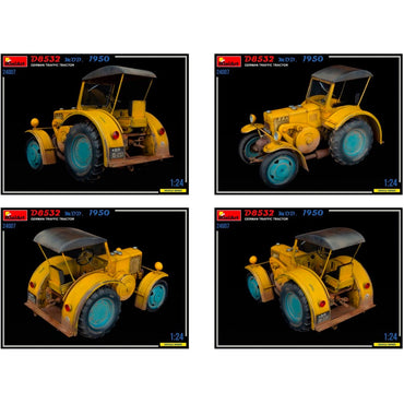 Miniart 24007 D8532 Mod.1950 German Traffic Tractor 1:24 Model Kit