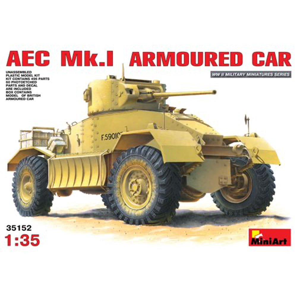 Miniart 35152 AEC Mk.I Armoured Car 1:35 Model Kit