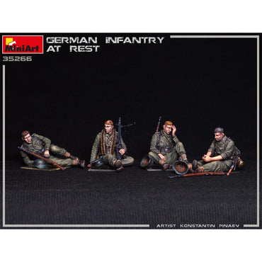 Miniart 35266 German Infantry At Rest 1:35 Figures Model Kit