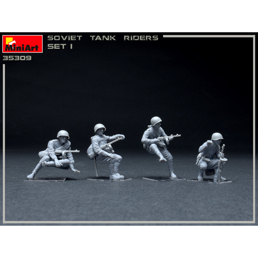 Miniart 35309 WWII Soviet Infanry Tank Riders Set 1 1:35 Model Kit