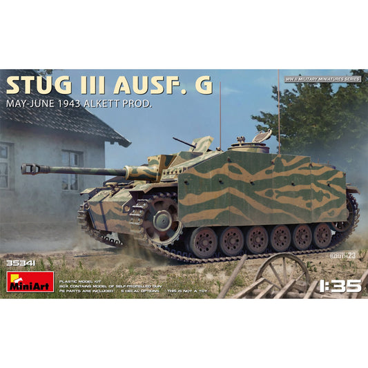 Miniart 35341 StuG III Ausf.G Alkett Prod. 1:35 Model Kit