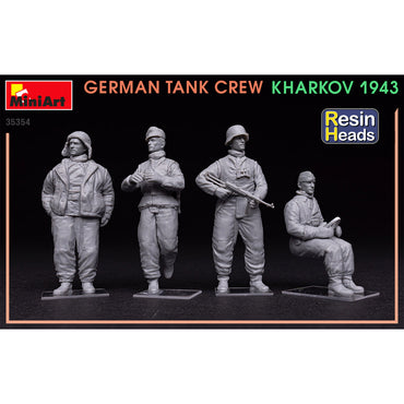 Miniart 35354 German Tank Crew Kharkov 1943 (Resin Heads) 1:35 Model Kit