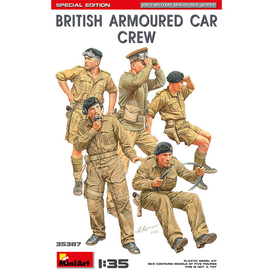 Miniart 35387 British Armoured Car Crew 1:35 Model Kit