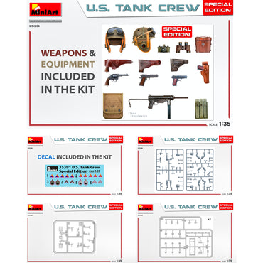 Miniart 35391 U.S. Tank Crew Figures 1:35 Model Kit