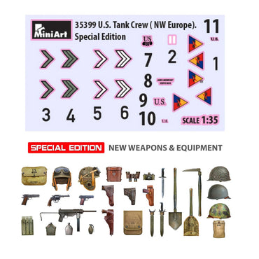 Miniart 35399 US Tank Crew NW Europe WWII 1:35 Model Kit