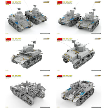 Miniart 35401 M3 Stuart Initial Prod. w/Interior 1:35 Model Kit