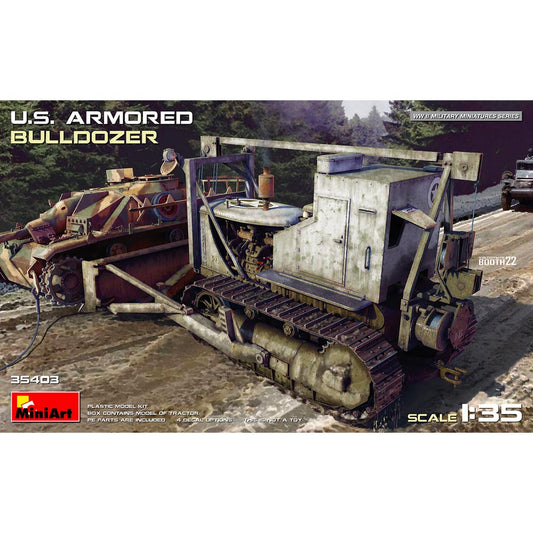 Miniart 35403 US Armoured Bulldozer 1:35 Model Kit