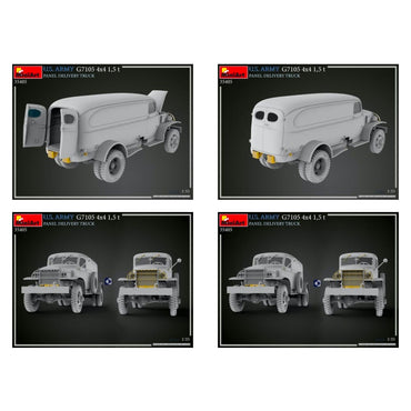 Miniart 35405 U.S. Army G7105 4x4 1.5t 1:35 Model Kit