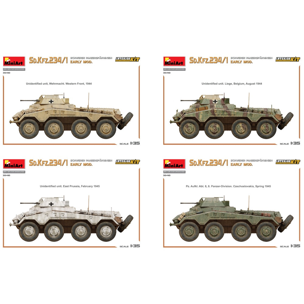 Miniart 35410 Sd.Kfz.234/1 Early Mod. 1:35 Model Kit