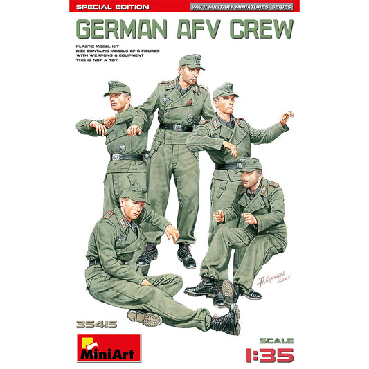 Miniart 35415 German AFV Crew 1:35 Model Kit