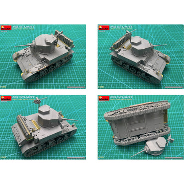 Miniart 35425 M3 Stuart Light Tank Initial Prod. 1:35 Model Kit
