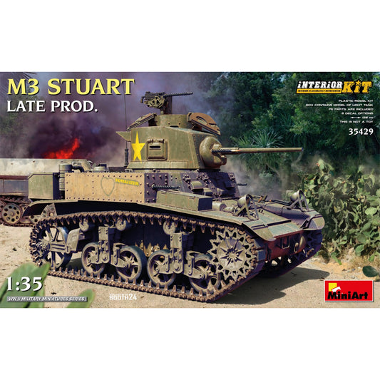 Miniart 35429 M3 Stuart Late Prod. Interior Kit 1:35 Model Kit