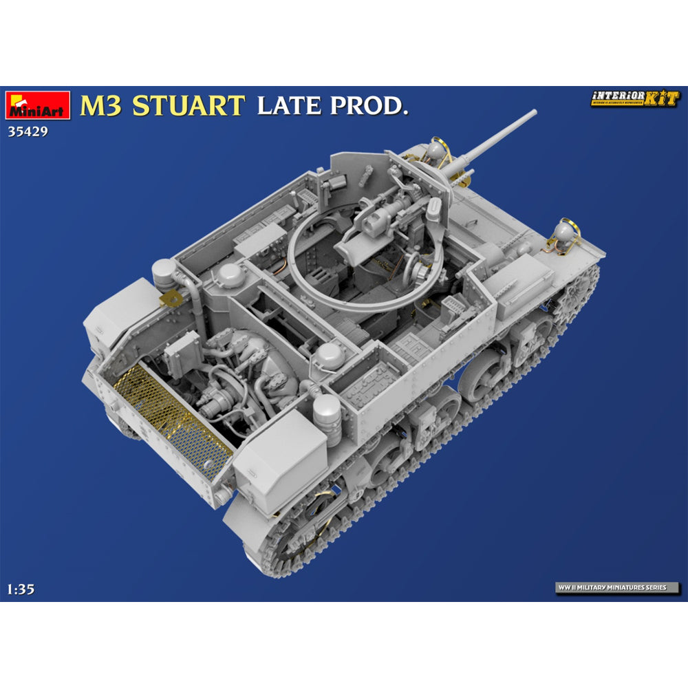 Miniart 35429 M3 Stuart Late Prod. Interior Kit 1:35 Model Kit